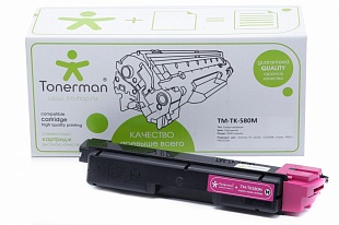 Заправка картриджа Kyocera TK-580 M (Красный)